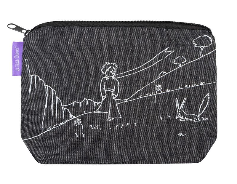 Levně Džínová etue Baagl Malý princ (Le Petit Prince) - Black