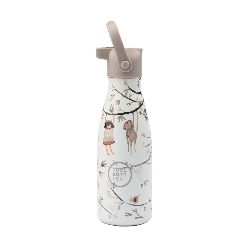 Levně Dětská nerezová termolahev COOL BOTTLES Kids Hanging friends třívrstvá 260ml 3D