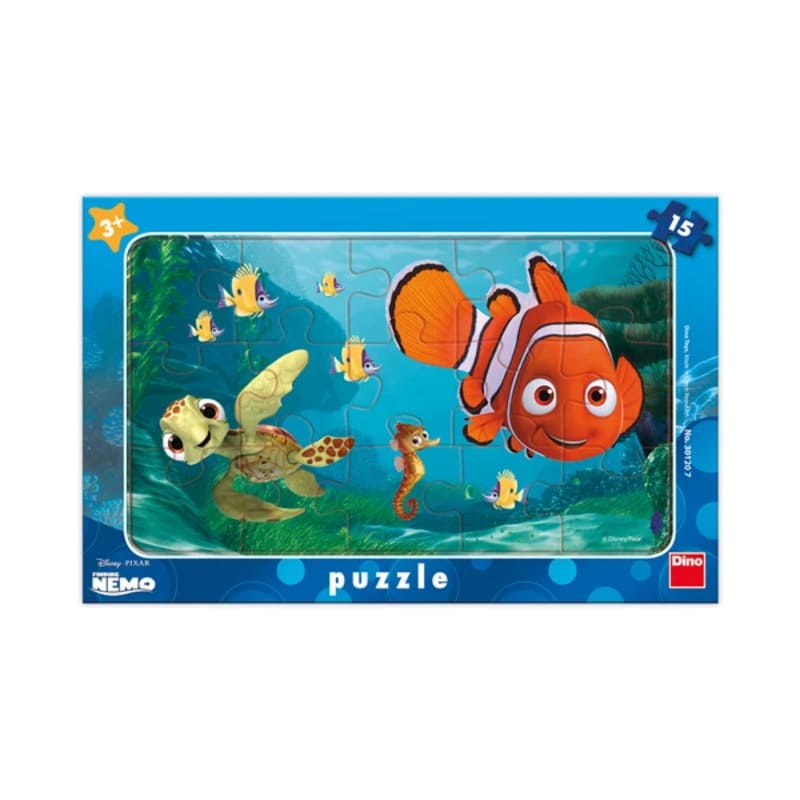 Levně Deskové puzzle Nemo a želva 15 dílů