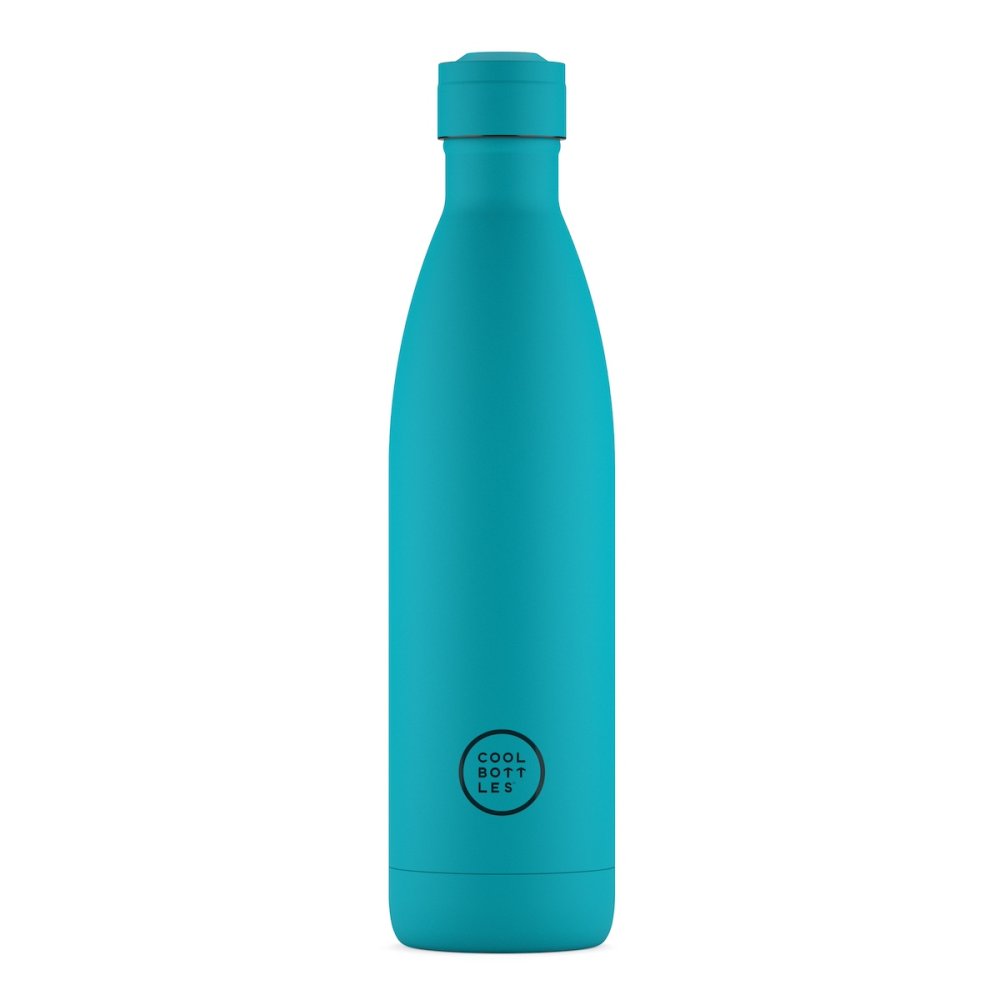 Levně Nerezová termolahev COOL BOTTLES Vivid Turquoise třívrstvá 750 ml