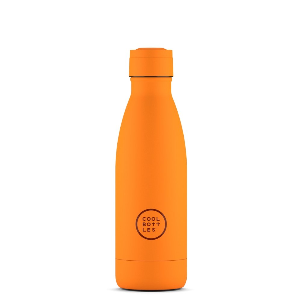 Levně Nerezová termolahev COOL BOTTLES Vivid Orange třívrstvá 350 ml