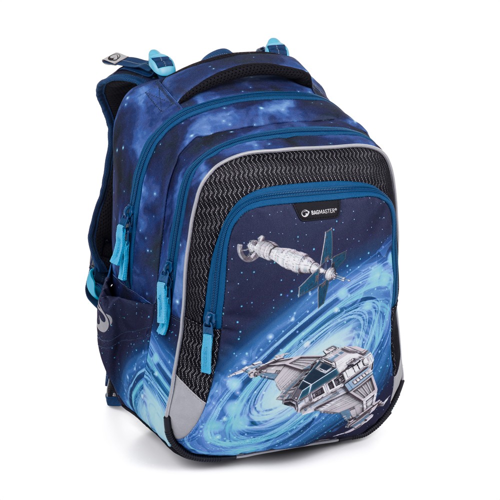 Levně Školní batoh pro prvňáčky Bagmaster LUMI 24 D Vesmírná loď