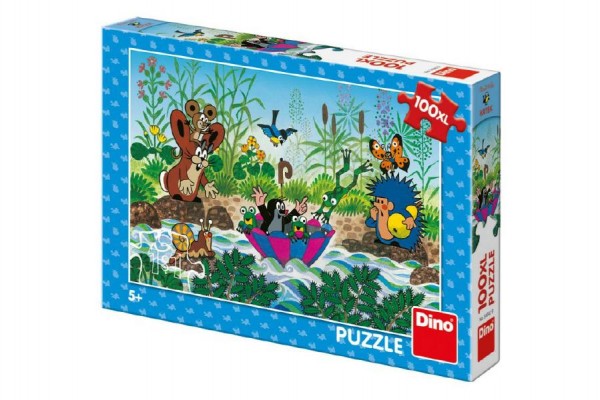 Levně Puzzle Krtečkova plavba 100 dílků XL