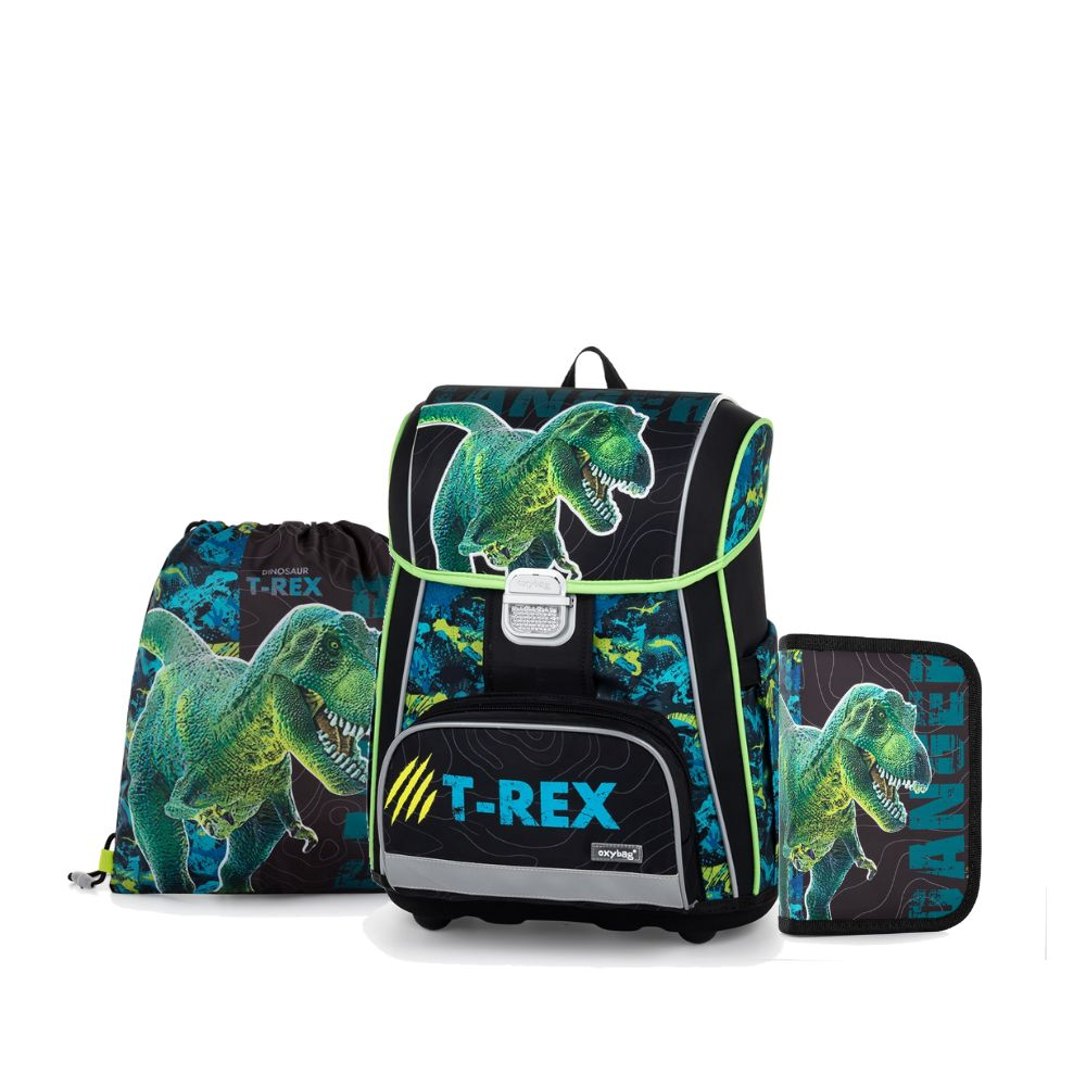 Oxybag Školní set 3ks Premium Dinosaurus
