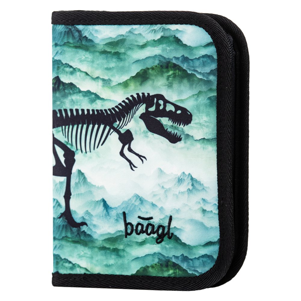 BAAGL Školní penál jednopatrový Dino