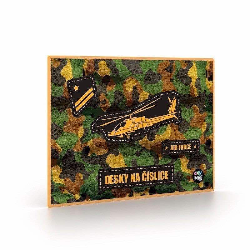 Levně Desky na číslice Oxybag Helikoptéra