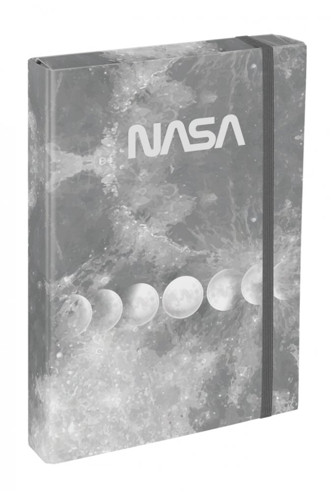 Levně BAAGL Desky na školní sešity A4 Jumbo Nasa Grey