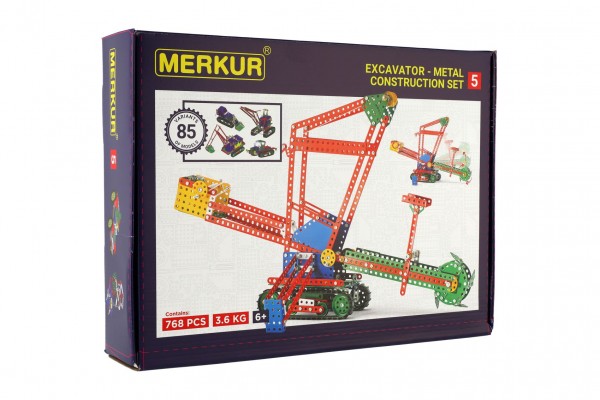 Stavebnice MERKUR 5 80 modelů 768 ks