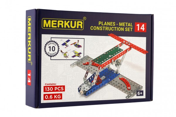 Levně Stavebnice Merkur 014 Letadlo 10 modelů 141 ks