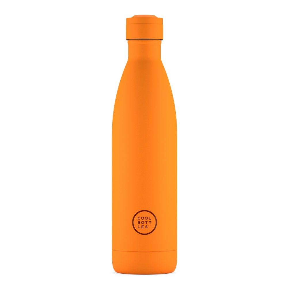 Levně Nerezová termolahev COOL BOTTLES Vivid Orange třívrstvá 750 ml