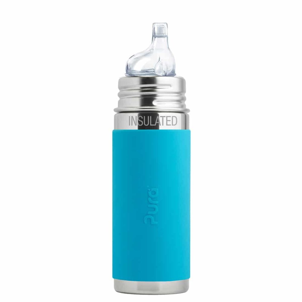 Levně Dětská termolahev Pura s náustkem 260 ml - Aqua