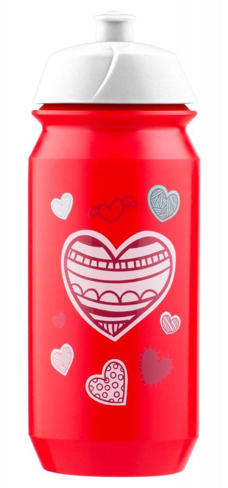 Levně Dětská láhev na pití Baagl Srdce 500 ml