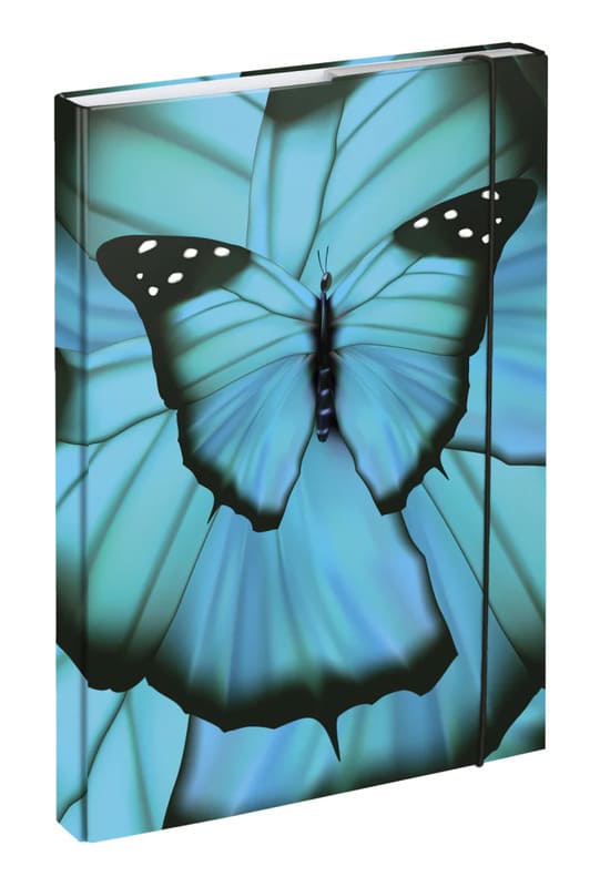 Levně Desky na školní sešity A4 Baagl Butterfly