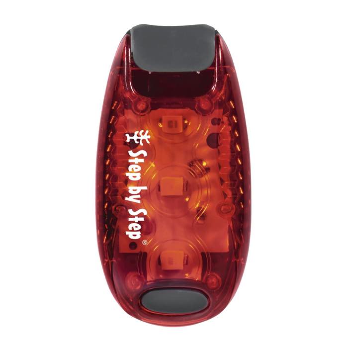 Levně LED blikačka na batoh Step by Step červená