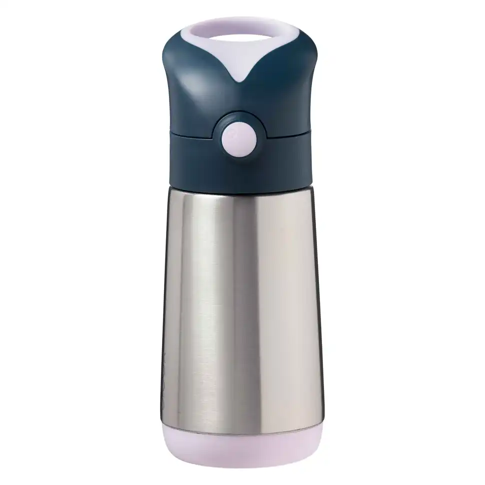 Levně B.Box termoska na pití s brčkem 350 ml – Indigo Rose