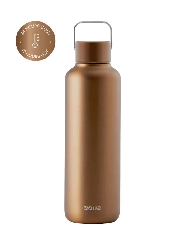 Levně Láhev na pití Equa Timeless Thermo Bronzed 600 ml