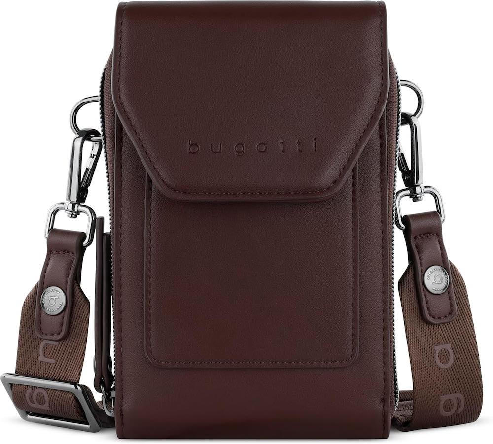Levně Dámská crossbody peněženka Bugatti Almata hnědá