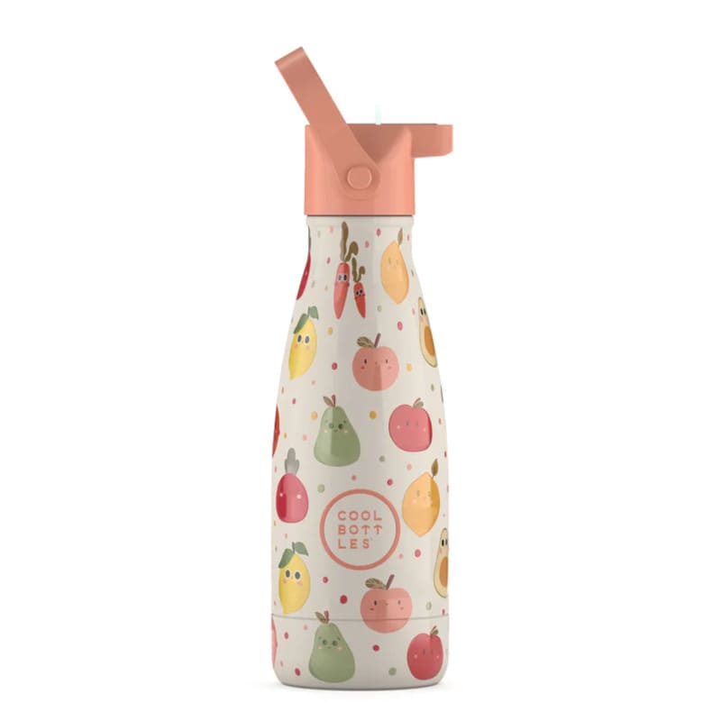 Levně Dětská nerezová termolahev COOL BOTTLES Kids Fruit Salad třívrstvá 260ml 3D