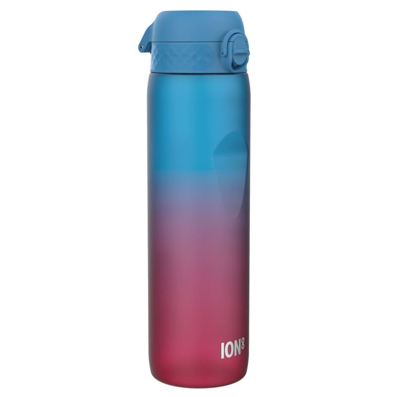 Levně Láhev na pití ion8 Leak Proof Motivator Blue & Pink 1000 ml