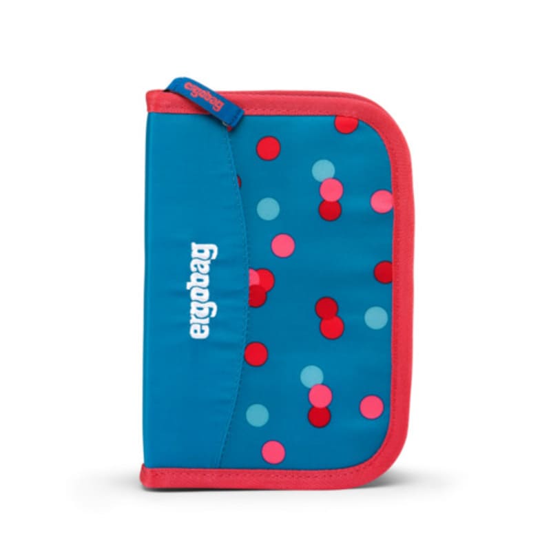 Levně Školní penál Ergobag Blue Rose – vybavený