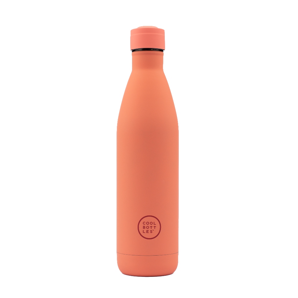 Nerezová termolahev COOL BOTTLES Pastel Coral třívrstvá 750ml