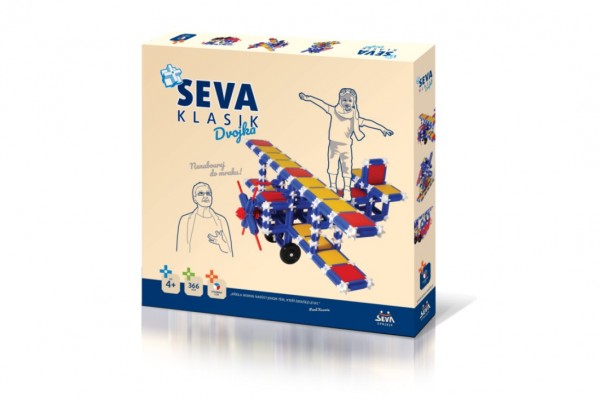 Levně Stavebnice SEVA KLASIK Dvojka 366 ks