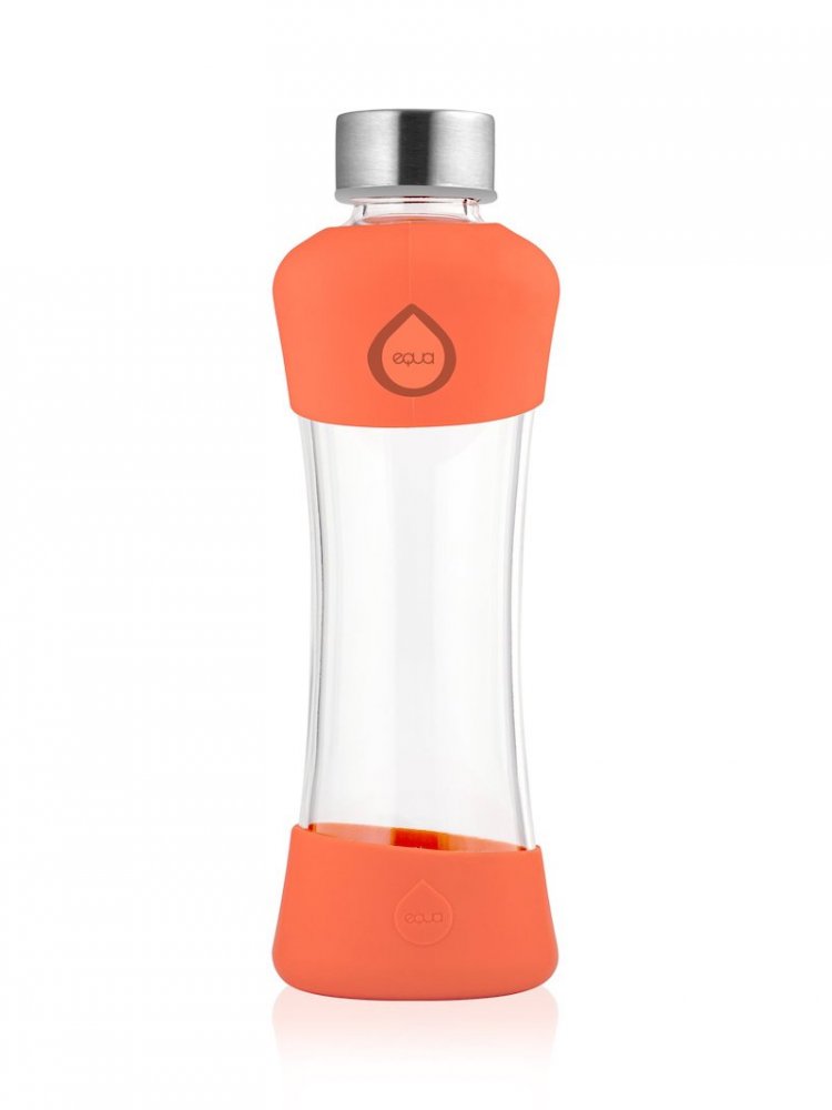 Levně Láhev na pití Equa Squeeze Active Tangerine 550 ml