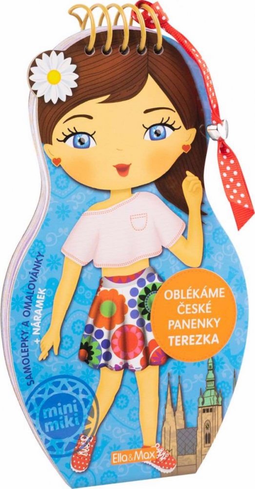 Levně Oblékáme české panenky TEREZKA – omalovánky