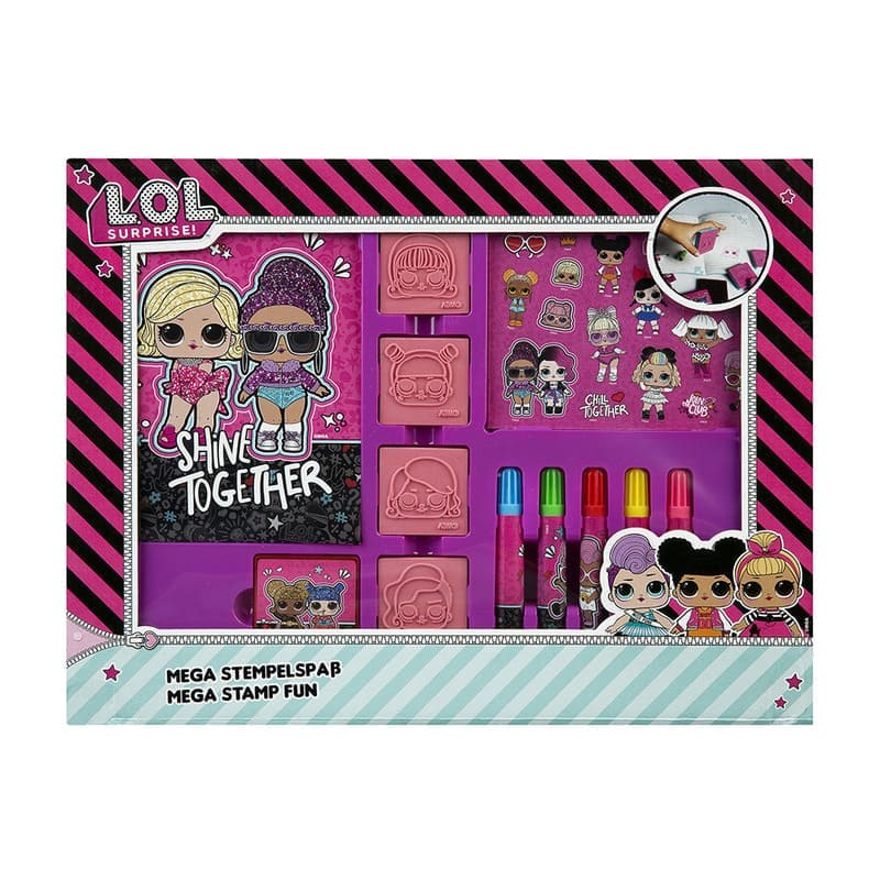 Levně Velký razítkovací set Oxybag 12ks LOL Surprise
