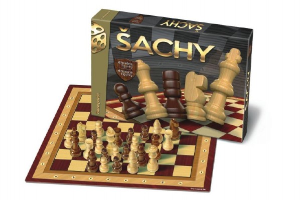 Levně Šachy dřevěné figurky