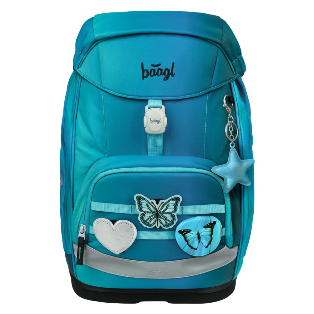 BAAGL Školní batoh Airy Plus Butterfly GRS