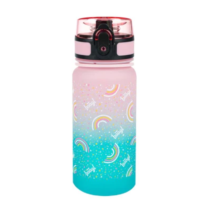 Levně Dětská tritanová láhev na pití Baagl Gradient Duha 350 ml