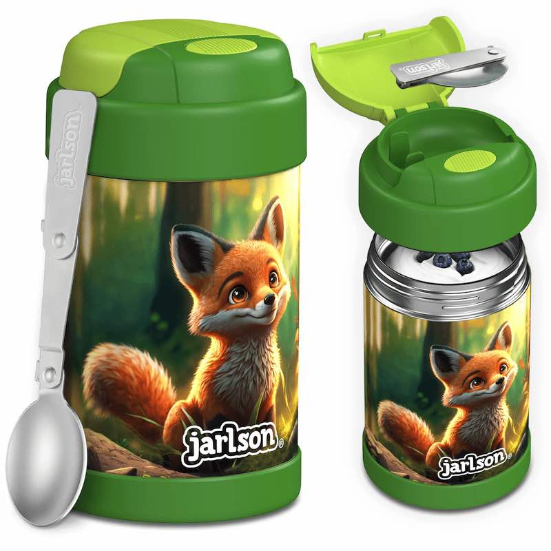 Levně Termo nádoba na potraviny z nerezové oceli JARLSON YUMMY Liška 450ml
