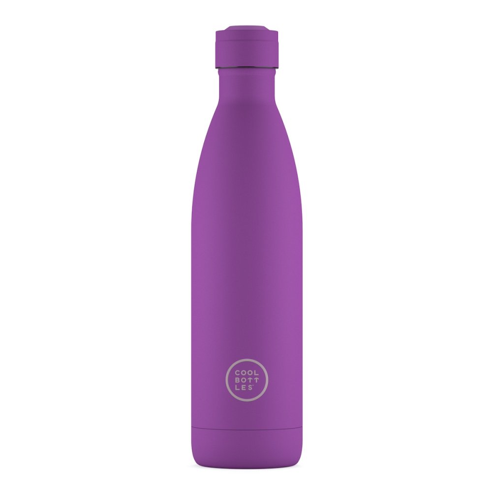 Levně Nerezová termolahev COOL BOTTLES Vivid Violet třívrstvá 750 ml