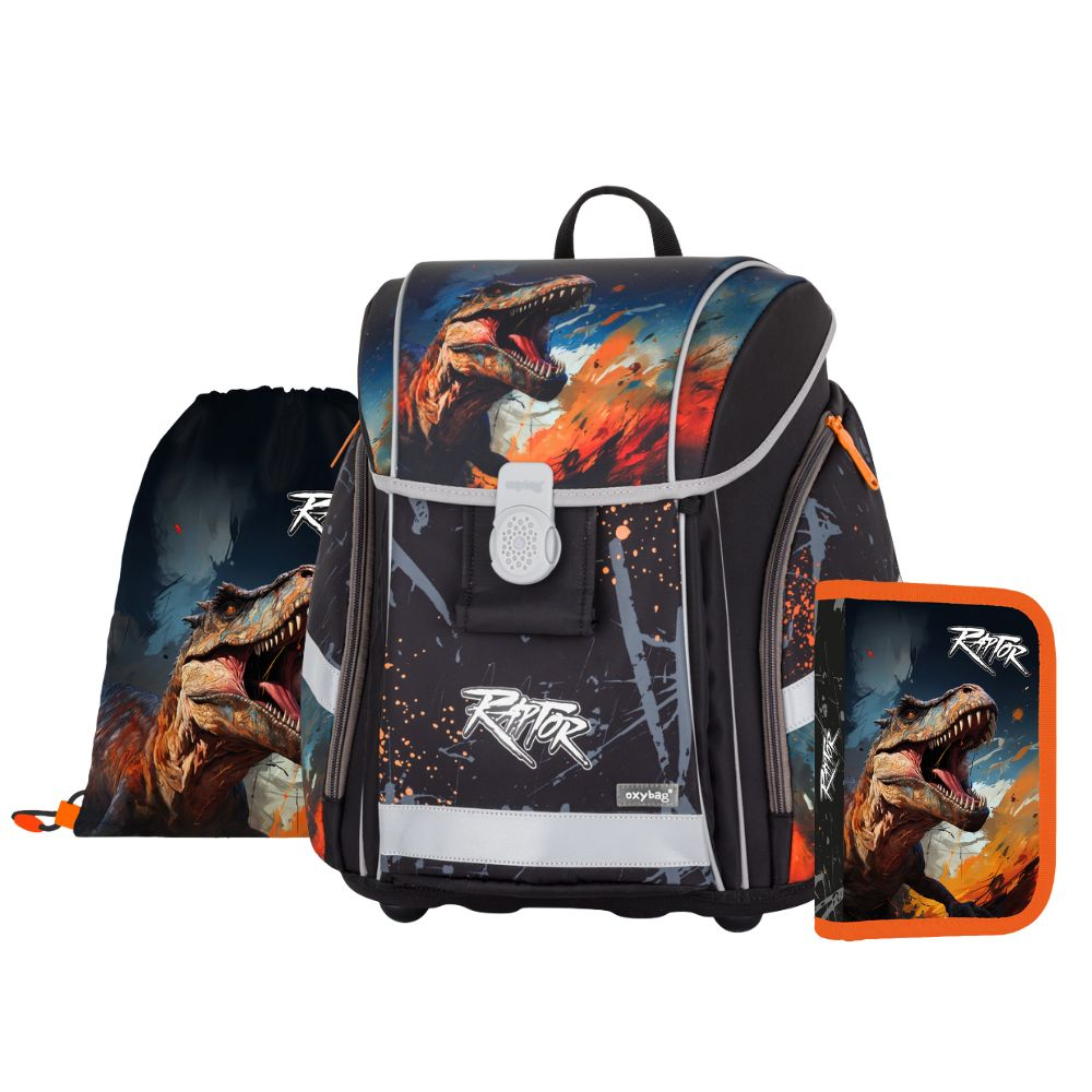 Školní set 3ks PREMIUM LIGHT Dino