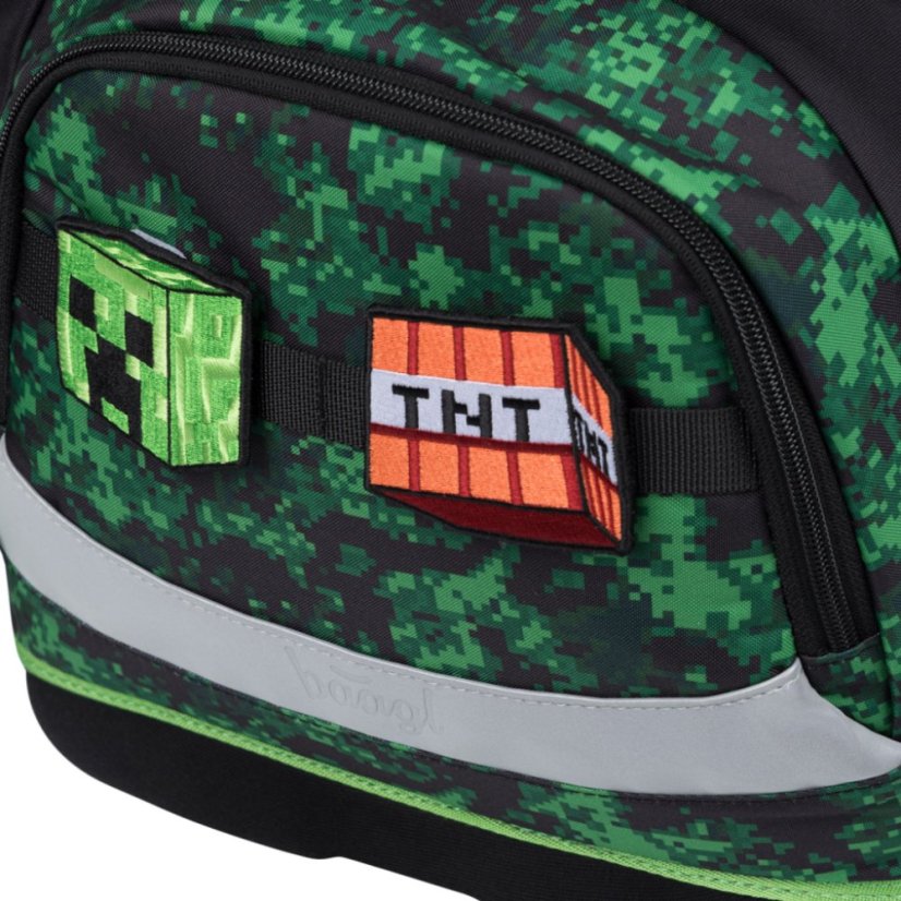 BAAGL SET 3 Zippy Plus Minecraft Boom: aktovka, penál, sáček - Baagl