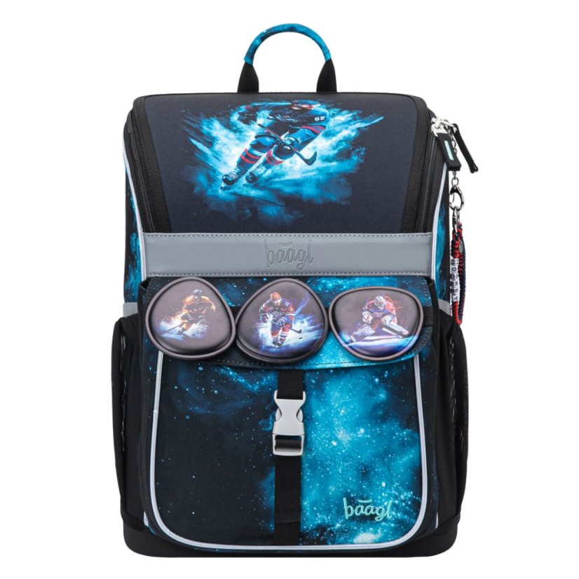 BAAGL SET 3 Zippy Hokej: aktovka, penál, sáček - Baagl