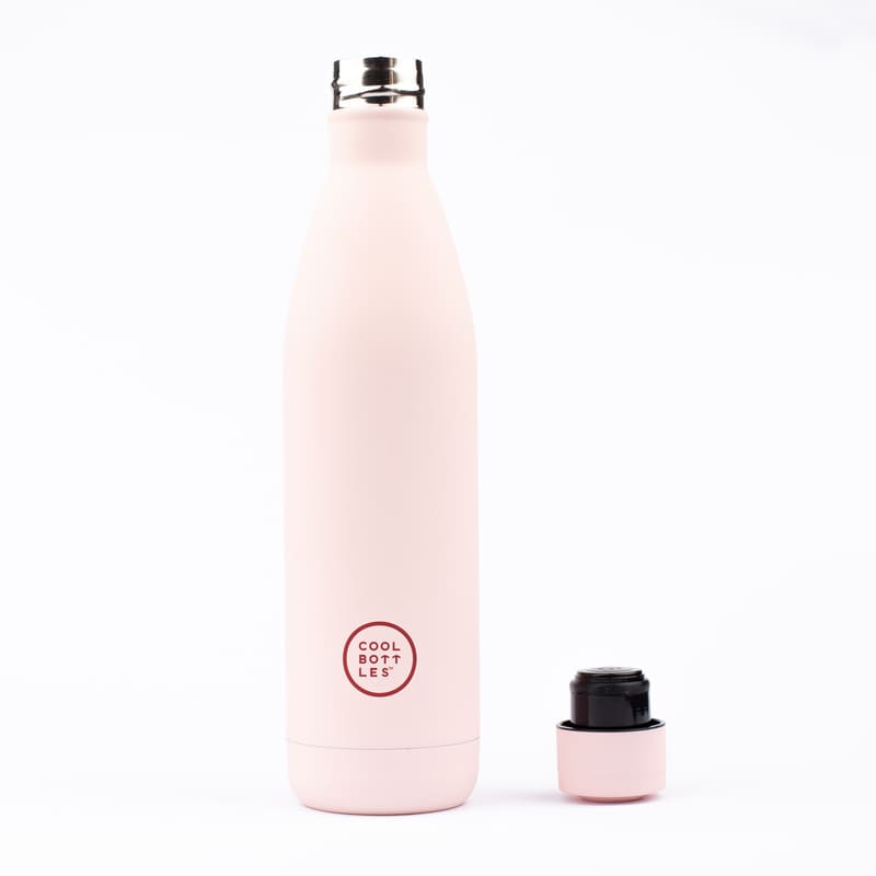 Nerezová termolahev COOL BOTTLES Pastel Pink třívrstvá 750ml NEW
