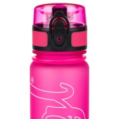Tritanová láhev na pití Baagl Logo - růžová 500 ml