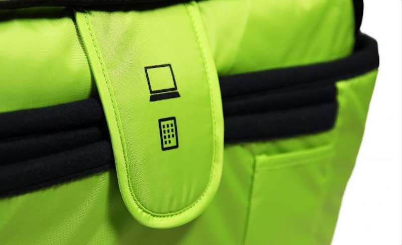 Taška na notebook Boll PROPHET 22 black/lime