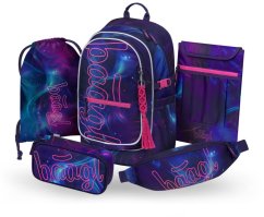 BAAGL SET 5 Core Nova: batoh, penál, sáček, ledvinka, obal na notebook GRS - Baagl