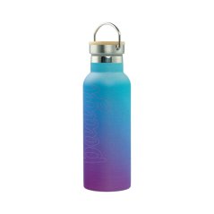 BAAGL Termoláhev s bambusovým víčkem Gradient modro-fialová, 500 ml - Baagl