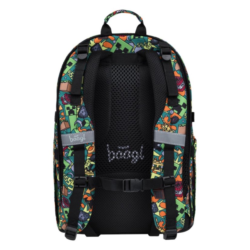 BAAGL Školní batoh Skate Minecraft Chaos - Baagl