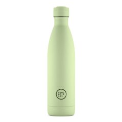 Nerezová termolahev COOL BOTTLES Pastel Green třívrstvá 750ml