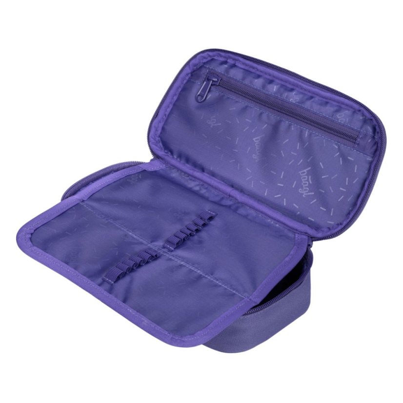 BAAGL Školní penál etue Orange GRS - Baagl