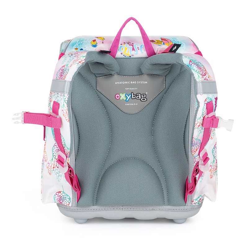 Školní aktovka Oxybag PREMIUM LIGHT Kůň Romantic pírka