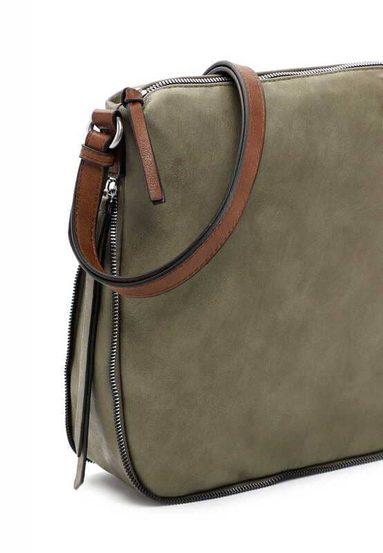 Crossbody kabelka Tamaris Gritt velká zelená