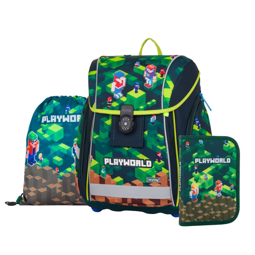 Školní set 3ks PREMIUM LIGHT Playworld - Oxybag (Karton P+P)