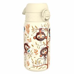 Nerezová fľaša na pitie ion8 Leak Proof Monkeys 350 ml