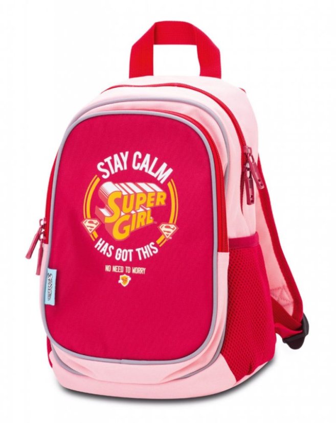 Dětský předškolní batoh Baagl Supergirl – STAY CALM